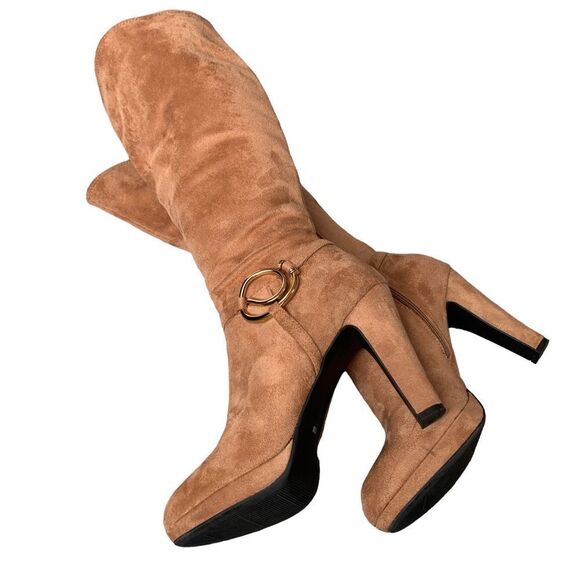 IMPO Molita Stretch Faux Suede Over the Calf Platform Boot w/Memory Foam Sz 10 - Picture 2 of 13